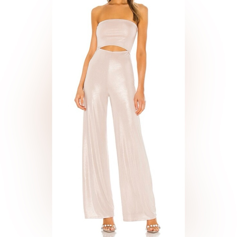 NWT H:ours Elegant Cream Jumpsuit